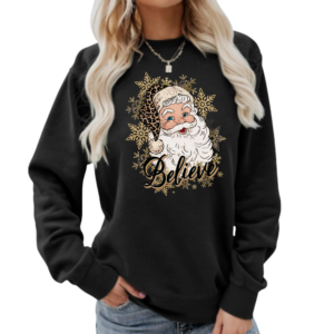 Gold and Black Santa